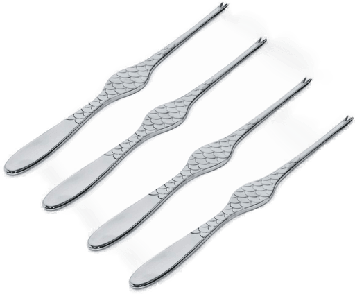 Alessi Colombina Fish gaffel 4-stk.