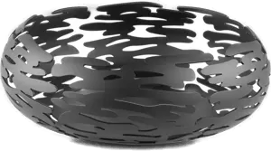 Alessi Barknest rund kurv svart