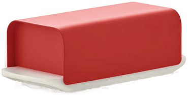 Alessi Mattina smøreske Rød