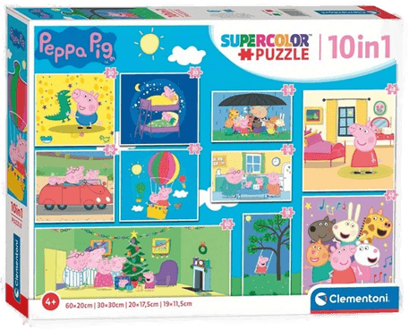 Clementoni Peppa Pig Puslespill 10in1