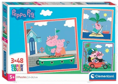 Clementoni Peppa Pig Jigsaw Puzzle 3x48pcs