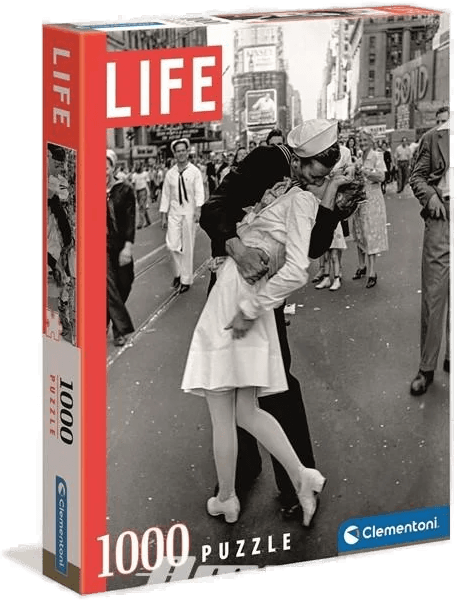 Puslespill 1000 Life The Kiss Clementoni