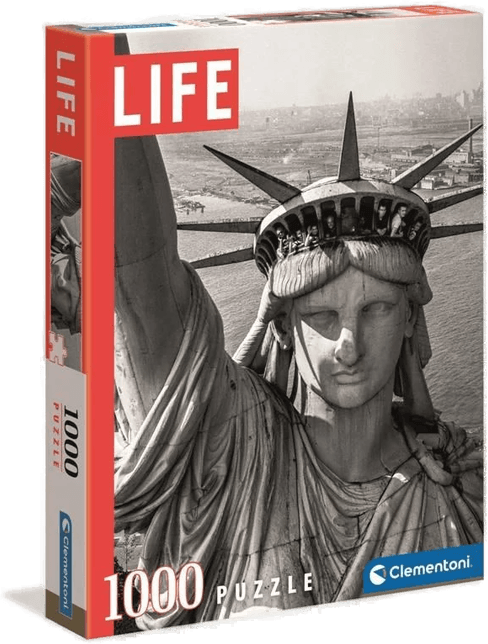 Puslespill 1000 Life Statue Liberty Clementoni