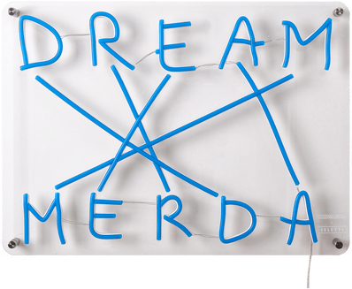 Seletti Dream-Merda LED-lampe, blå