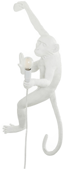Seletti Monkey Lamp Hvit Høyre