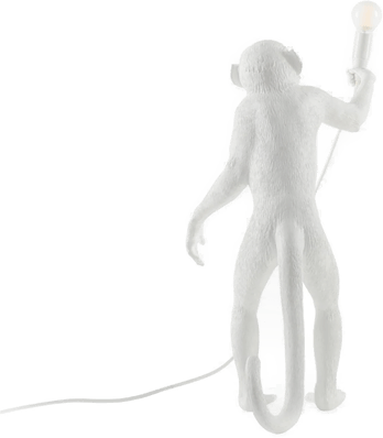 Seletti Monkey Lamp Standing White