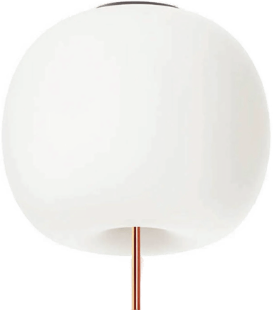 Kdln Kushi XL taklampe, kobber/hvit