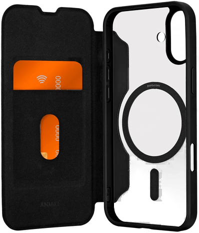 Puro Mag-deksel iPhone 16 Plus - Svart