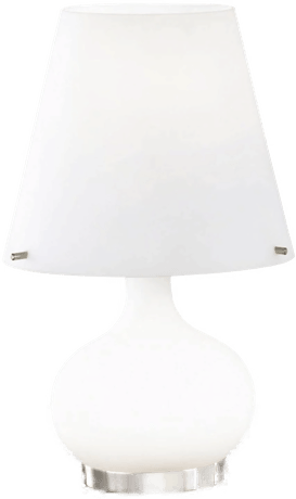 Fabas Luce Ade bordlampe 33 cm hvit