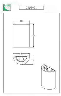 Fabas Luce Maribel vegglampe