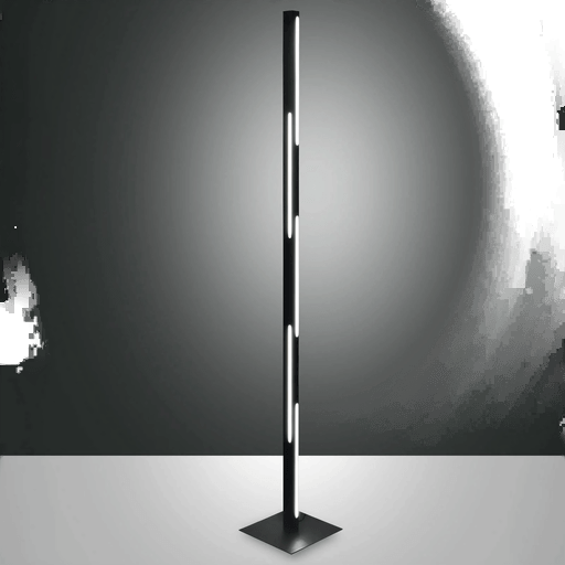 Fabas Luce LED-gulvlampe Ling, dimbar, svart