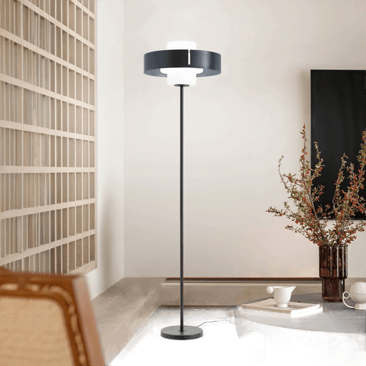 Fabas Luce Loto gulvlampe, svart, 170 cm