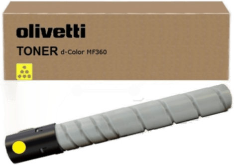 Olivetti Tonerkassett gul B0842