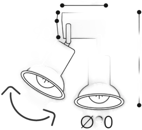 Moretti Luce Genziana 1422.E27 taklampe