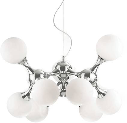 Ideallux Hengelampe Nodi Bianco Ø 80 cm