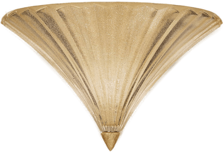 Ideallux Santa ap1 vegglampe, gull