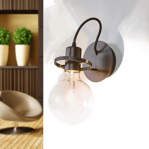 Ideallux Radio vegglampe svart