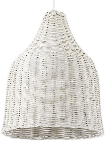 Ideallux Kurv-hengelampe Haunt, hvit