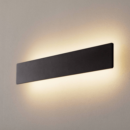 Ideallux LED-vegglampe Zig Zag svart 53 cm