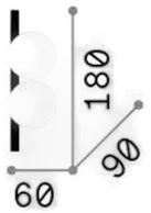 Ideal Lux LED-vegglampe Ping Pong