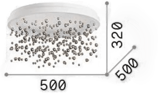 Ideallux Armony taklampe Ø 50 cm