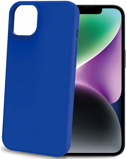 Celly Cromo Soft Deksel iPhone 15 Blå