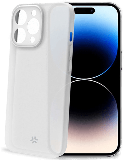 Celly Space Ultratynt Deksel iPhone 15 Pro Hvit