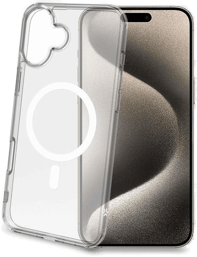 Gelskinmag TPU MagSafe-deksel iPhone 16 Plus Transparent