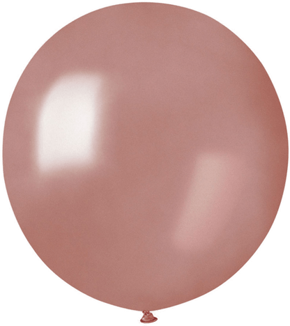 Ballongkungen Roségull Runde 50-pakning