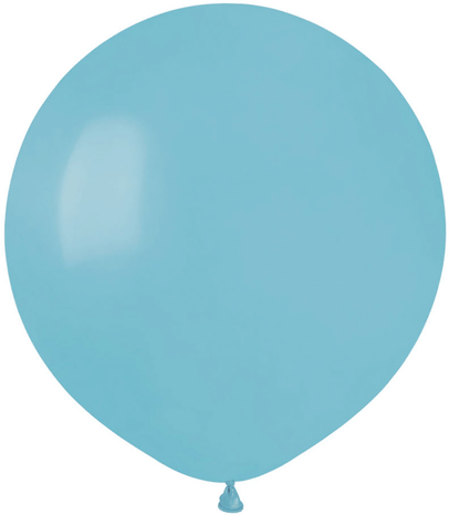 Ballongkungen Baby Blue Runde 50-pakning