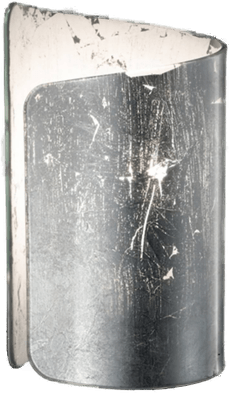 Selène Vegglampe Papiro, sølv