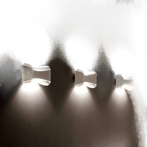 Selène Hvit vegglampe Ionica