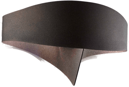 Selène LED-vegglampe Scudo bronse