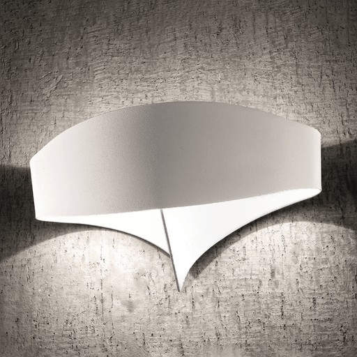 Selène LED-vegglampe Scudo, hvit