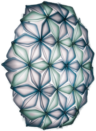 Slamp La Vie L taklampe, blå