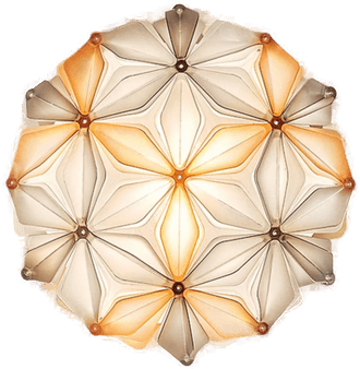 Slamp La Vie Mini taklampe 34 cm ravgult