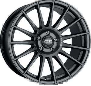 OZ Superturismo Dakar Matt Black Silver Lettering 10x20 5/127 ET48 B71.1