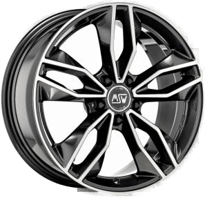 MSW 71 Gloss Gun Metal Machined Face 8x18 5/112 ET35 B73.1