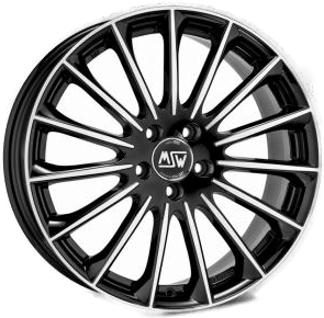 MSW 30 Gloss Black Full Polished 9.5x20 5/112 ET42 B73.1