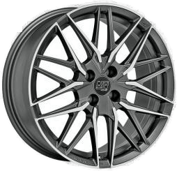 MSW 50 Matt Gunmetal Polished 8x19 5/108 ET45 B73.1