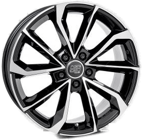 MSW 42 Gloss Black Polished 8x19 5/110 ET34 B65.1