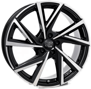 MSW 80 Black Polished 5x17 4/100 ET40