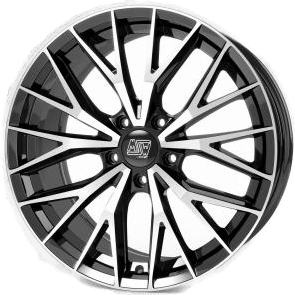 MSW 44 Gloss Black Polished 8,5x20 5/108 ET45 B73.1