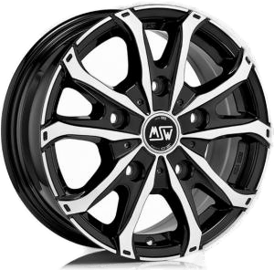 MSW 48 Van Black Polished 6,5x16 6/120 ET50 B74.56