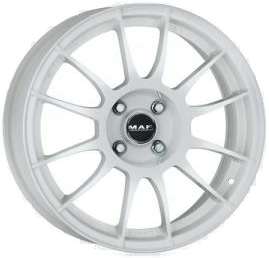 MAK XLR Shiny White 7,5x18 4/100 ET40