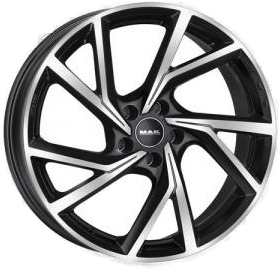 MAK Kassel Black Machined Face 8x18 5/114,3 ET47 B76