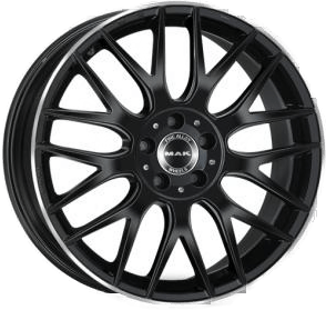 Mak Arrow Black Polished Lip 11x21 5/112 ET55 B66.6