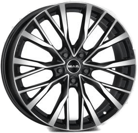 MAK Kent Black Polished 10x22 5/120 ET42.5 B72.6