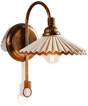 Onli Vegglampe Rosina bronse rosa