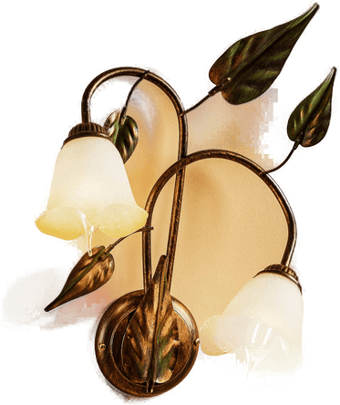 Onli Miranda vegglampe 2 lyskilder bronse